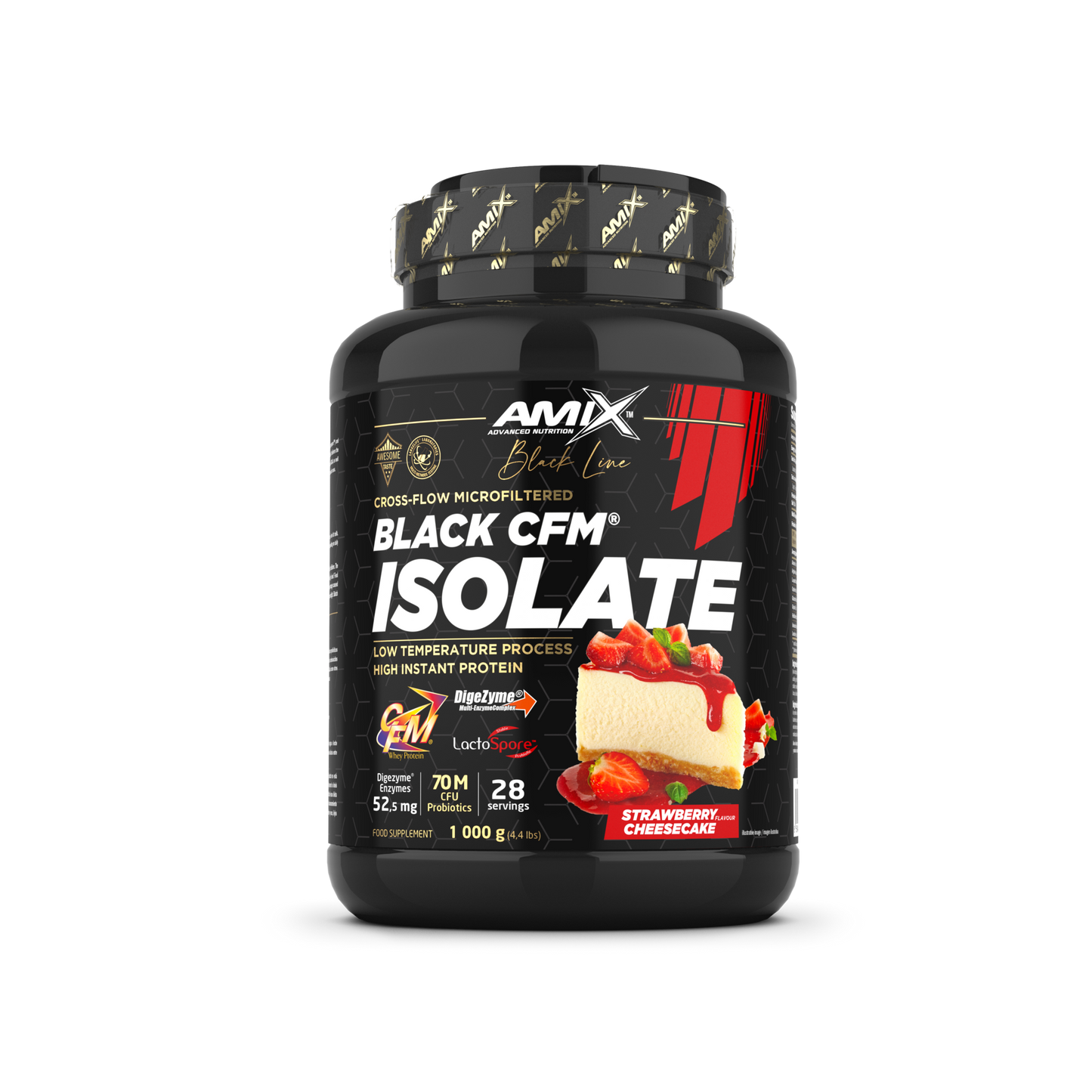 AMIX- BLACK CFM ISOLATE FRESA-TARTA DE QUESO