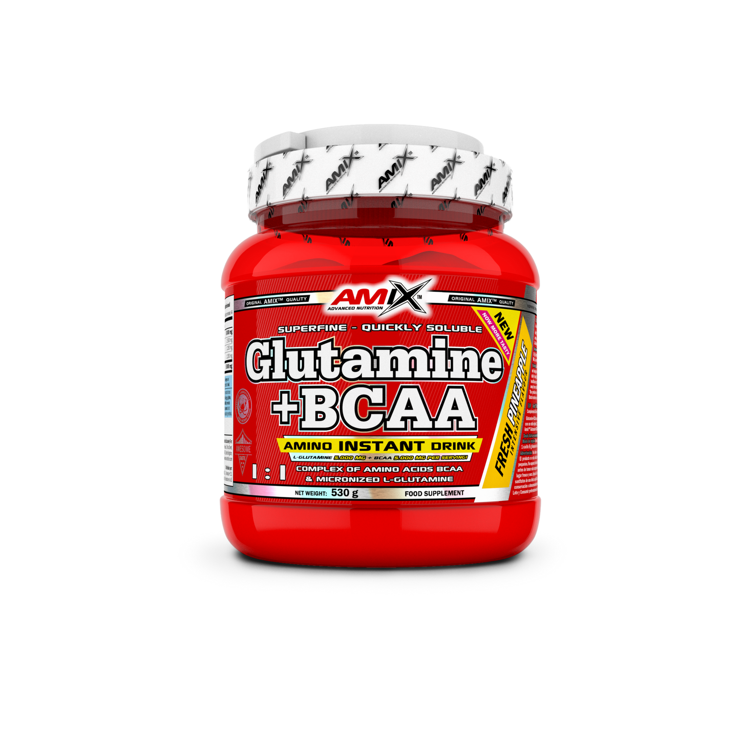 AMIX- GLUTAMINA + BCAA PIÑA