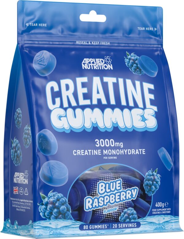APPILED NUTRITION- CREATINE GUMMIES BLUE RASPBERRY