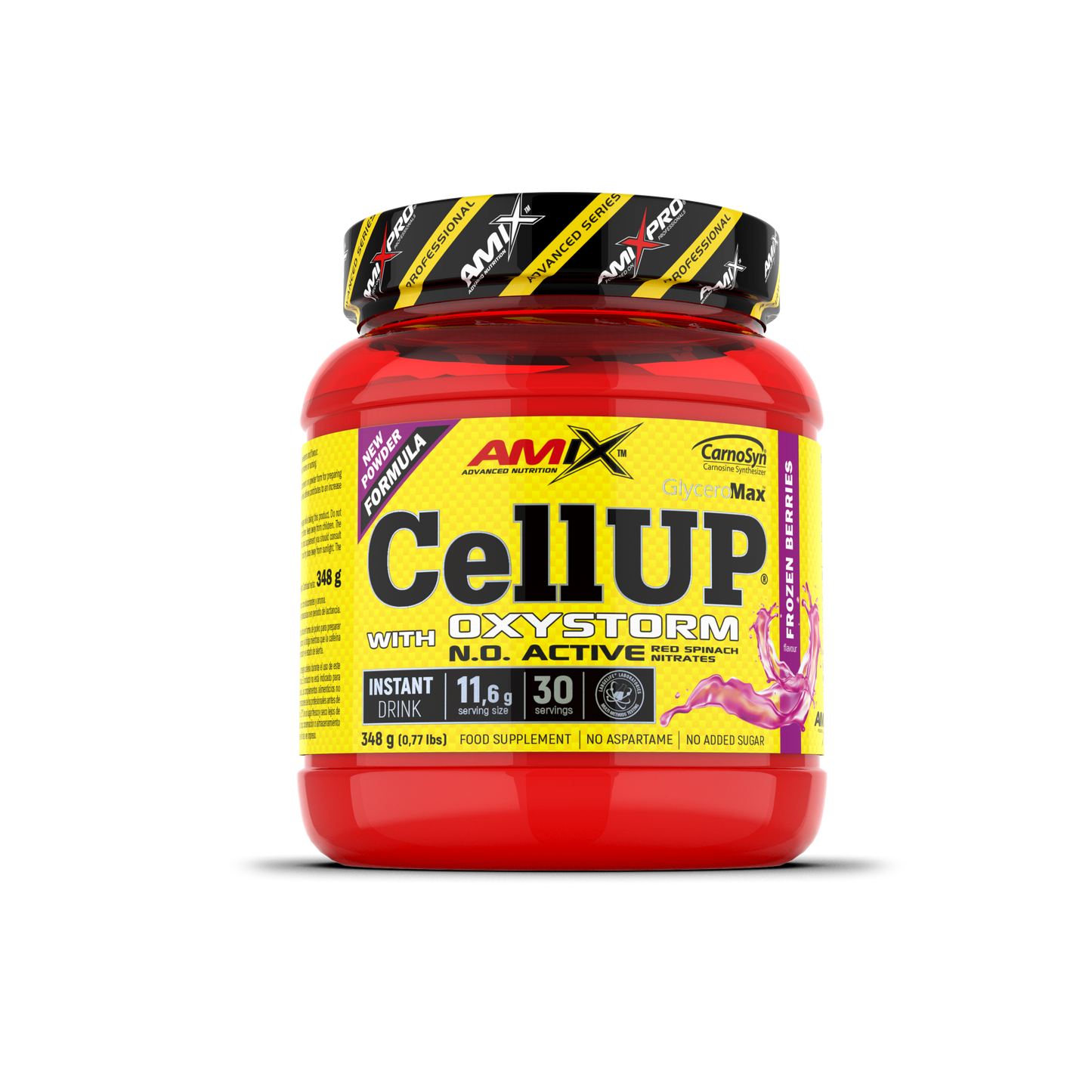 AMIX- CELL UP WITH OXYSTORM POWDER FRUTOS ROJOS