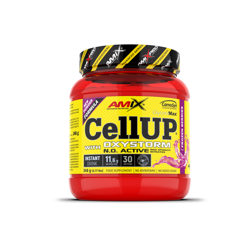 AMIX- CELL UP WITH OXYSTORM POWDER FRUTOS ROJOS