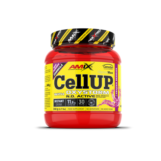 AMIX- CELL UP WITH OXYSTORM POWDER FRUTOS ROJOS