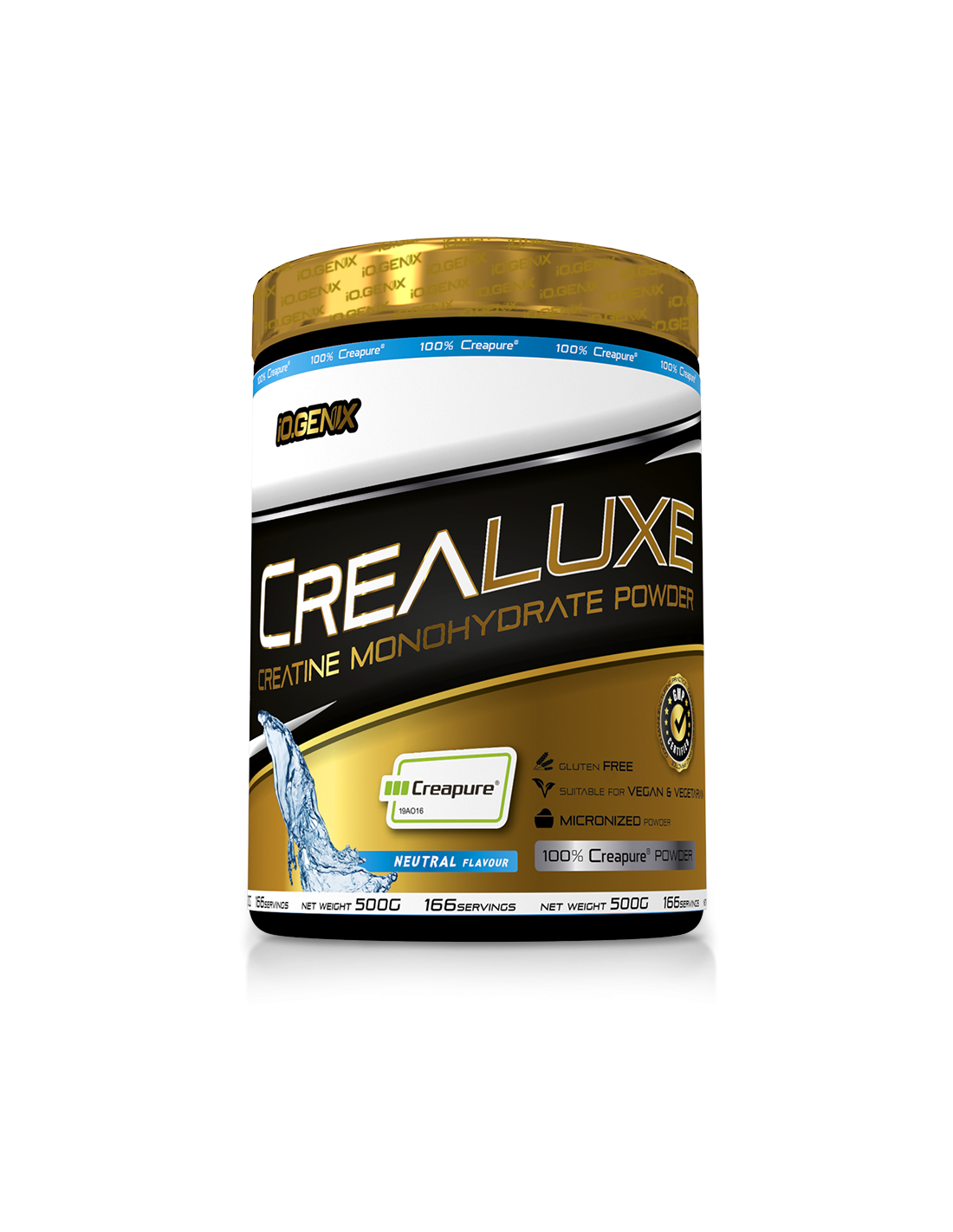 IOGENIX- CREATINA CREAPURE 500G CREALUXE