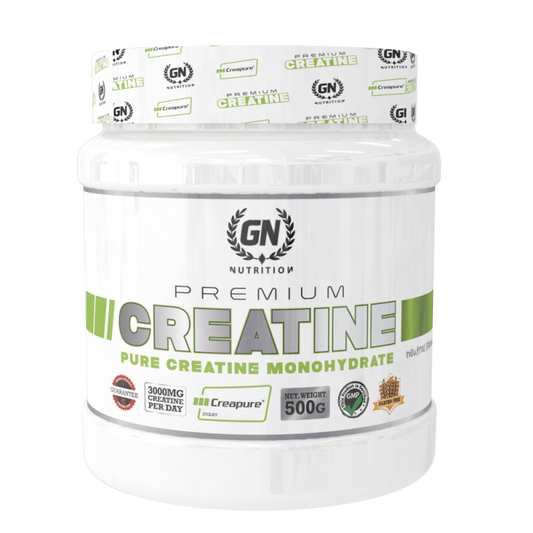 GN NUTRITION Premium Creatina Creapure 500G | Sin Gluten