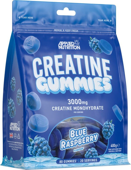 APPILED NUTRITION- CREATINE GUMMIES BLUE RASPBERRY