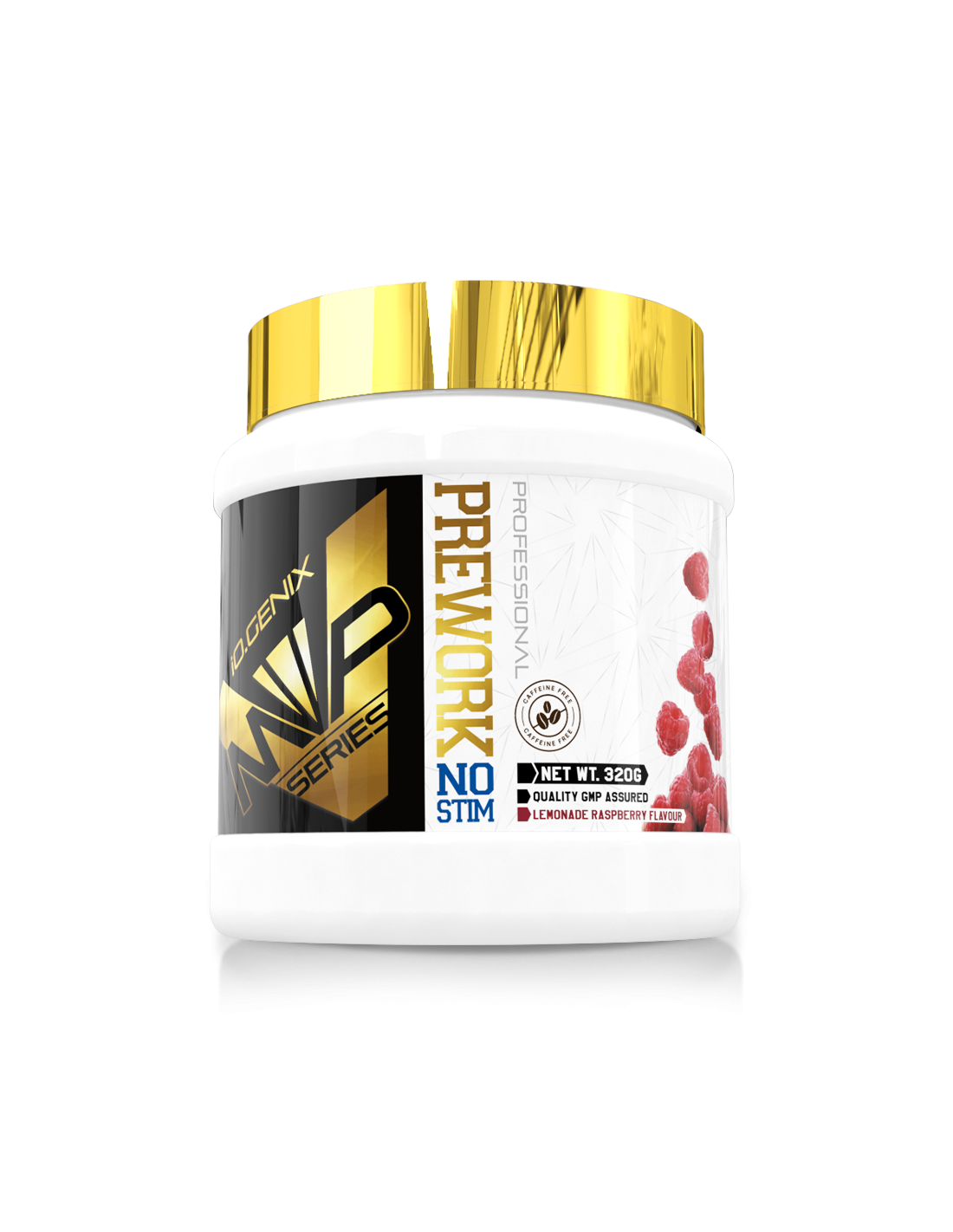 IOGENIX- PRE WORKOUT NO STIM LEMONADE RASPBERRY