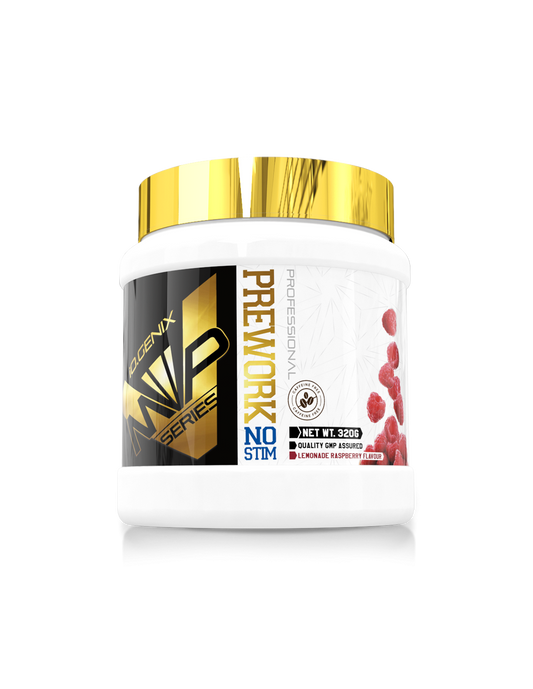 IOGENIX- PRE WORKOUT NO STIM LEMONADE RASPBERRY